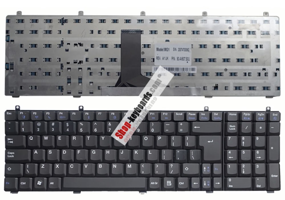 Gateway MX8530 Keyboard replacement