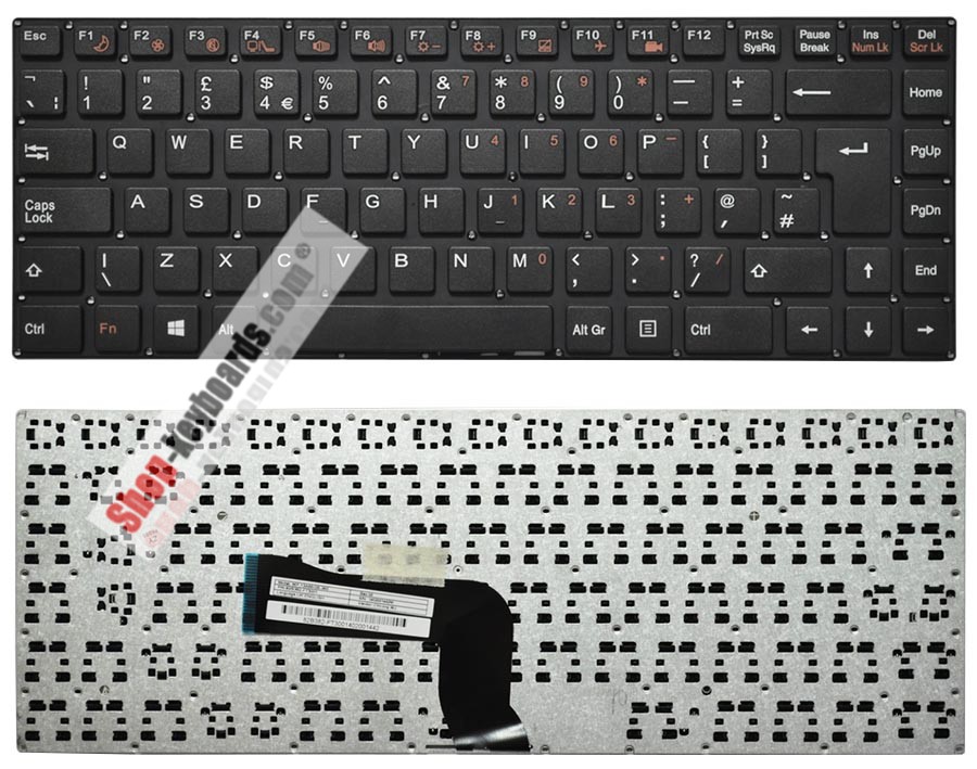 CNY ECS US40II  Keyboard replacement