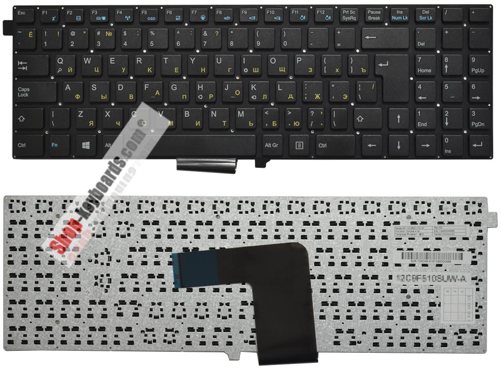 Medion MP-12C98SU-F51W Keyboard replacement
