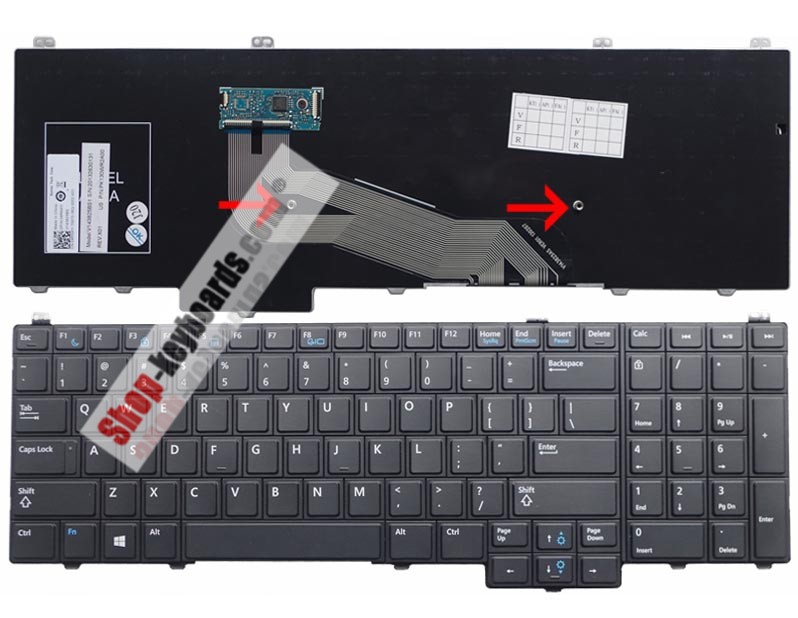 Dell PK130WR1A14 Keyboard replacement