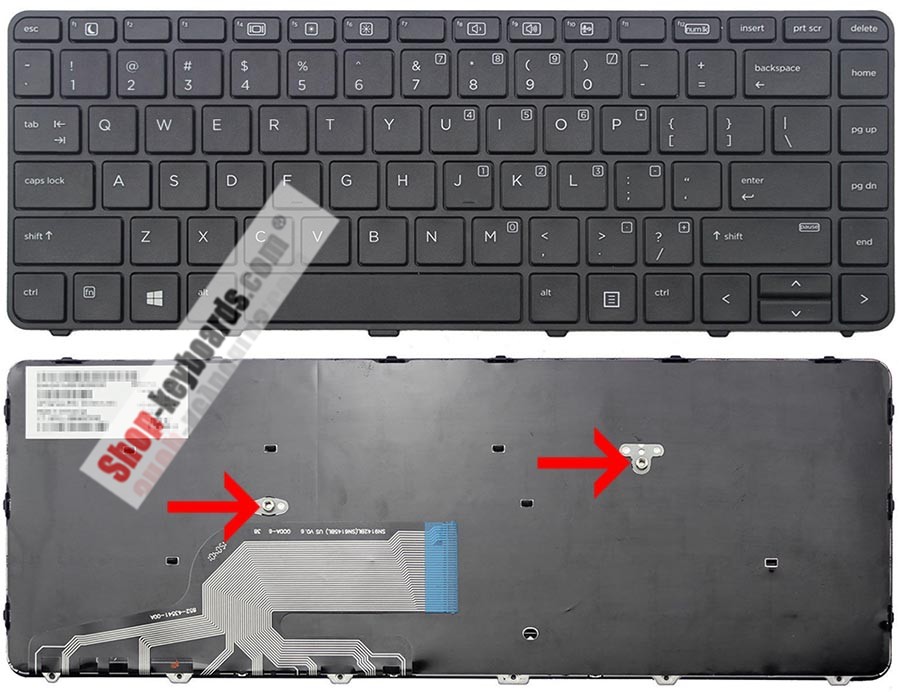 HP 840800-d61 Keyboard replacement