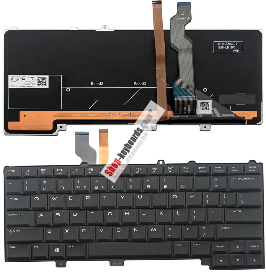 Dell 0KRKTC Keyboard replacement