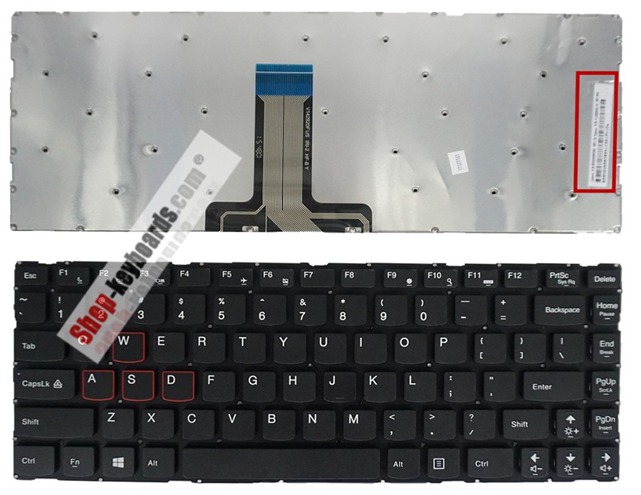 Lenovo MP-13L36D0-6862 Keyboard replacement