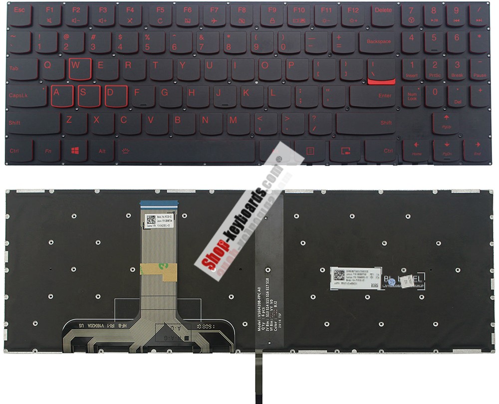 Lenovo 5CB0P24402  Keyboard replacement
