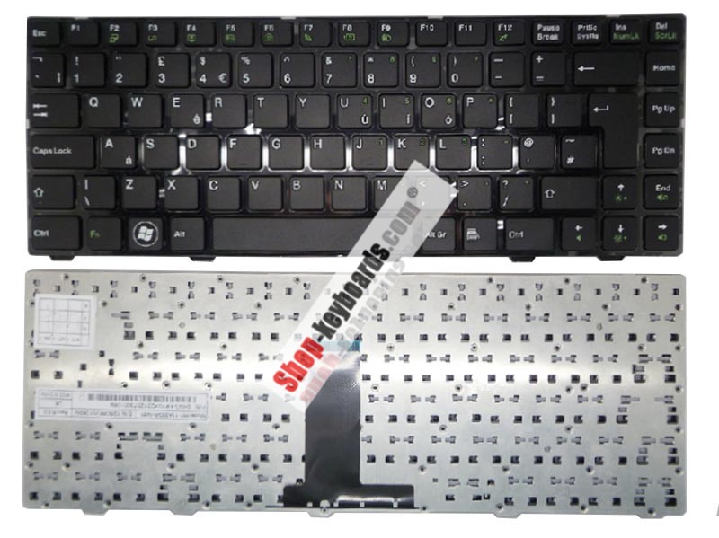 Hasee K480A Keyboard replacement