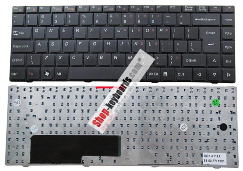 CNY V1034DDAS1 Keyboard replacement