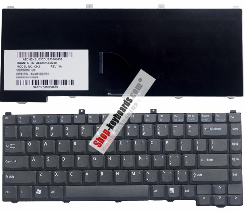 Packard Bell Easynote GN25 Keyboard replacement