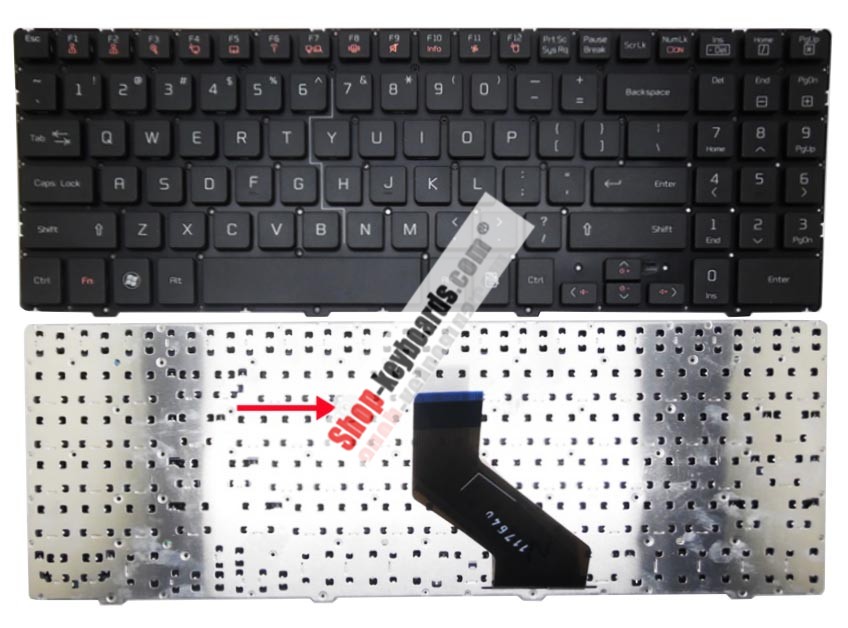 LG 2B-03008Q100 Keyboard replacement