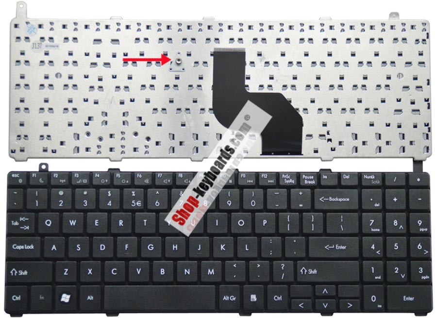 Hasee V109946AK1 Keyboard replacement