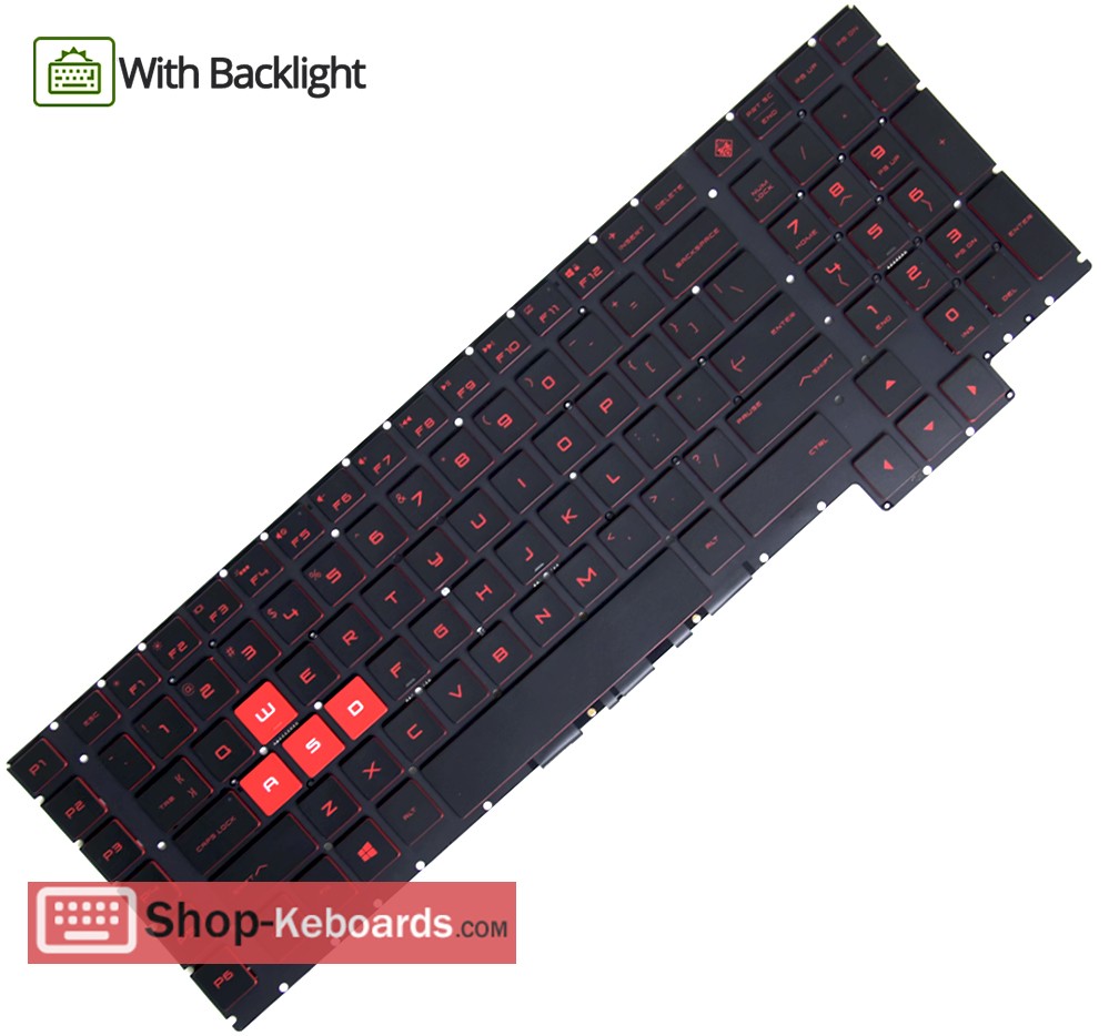 HP OMEN 17-AN009NF  Keyboard replacement