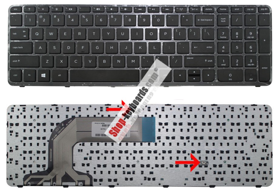 HP Pavilion 17-e015sf Keyboard replacement