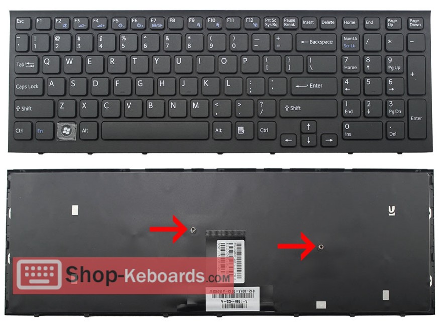 Sony PCG-71213M Keyboard replacement
