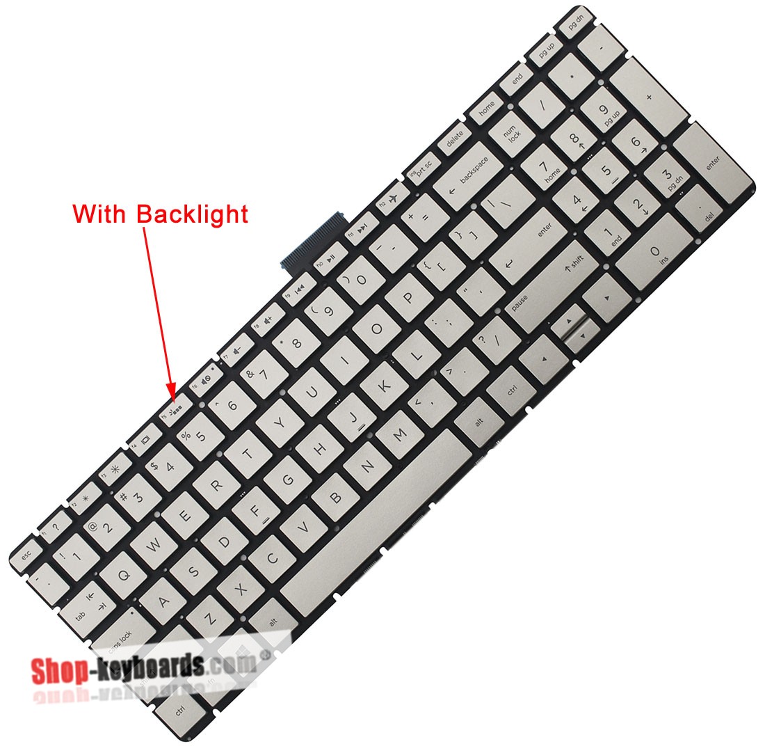 HP 15S-EQ0017NF Keyboard replacement