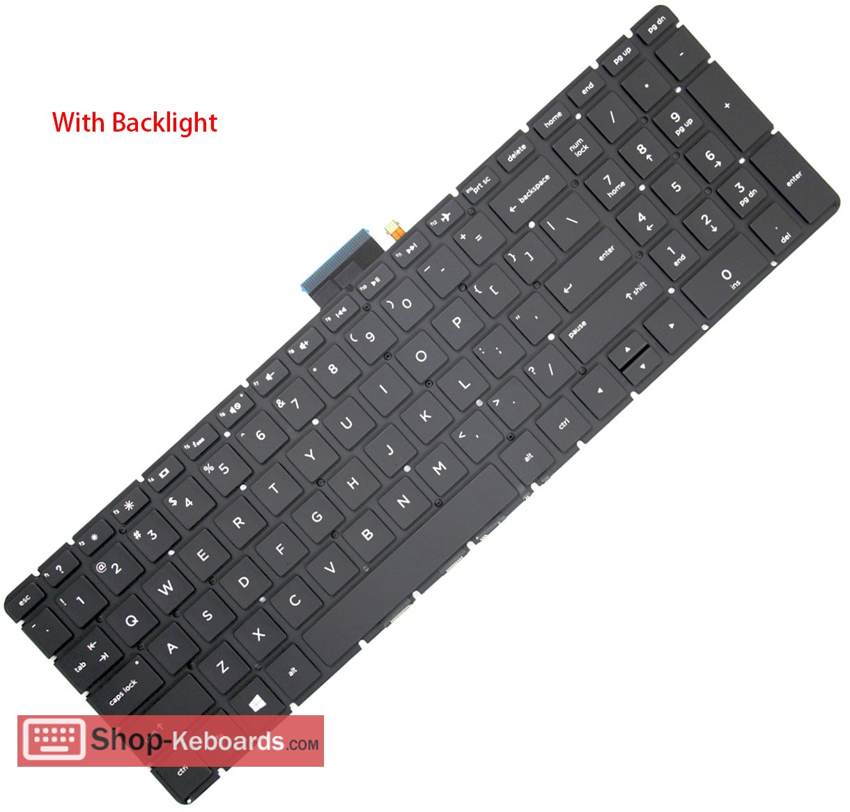 HP ENVY X360 15-BP131TX Keyboard replacement