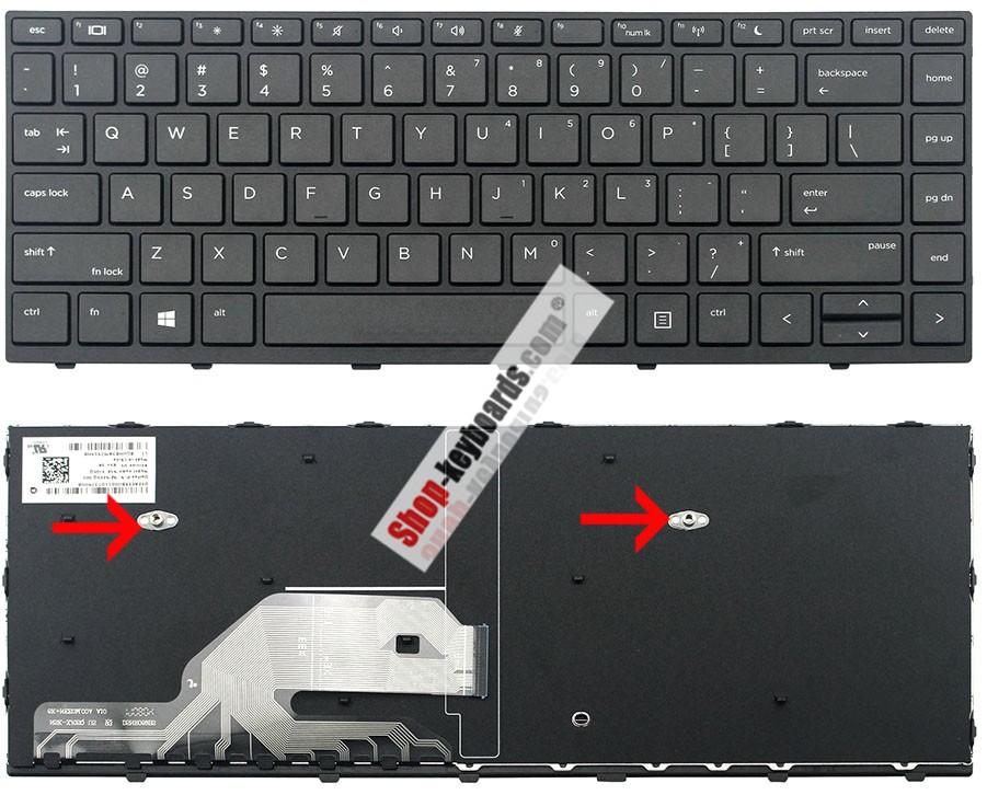 HP ProBook 445 G5 Keyboard replacement