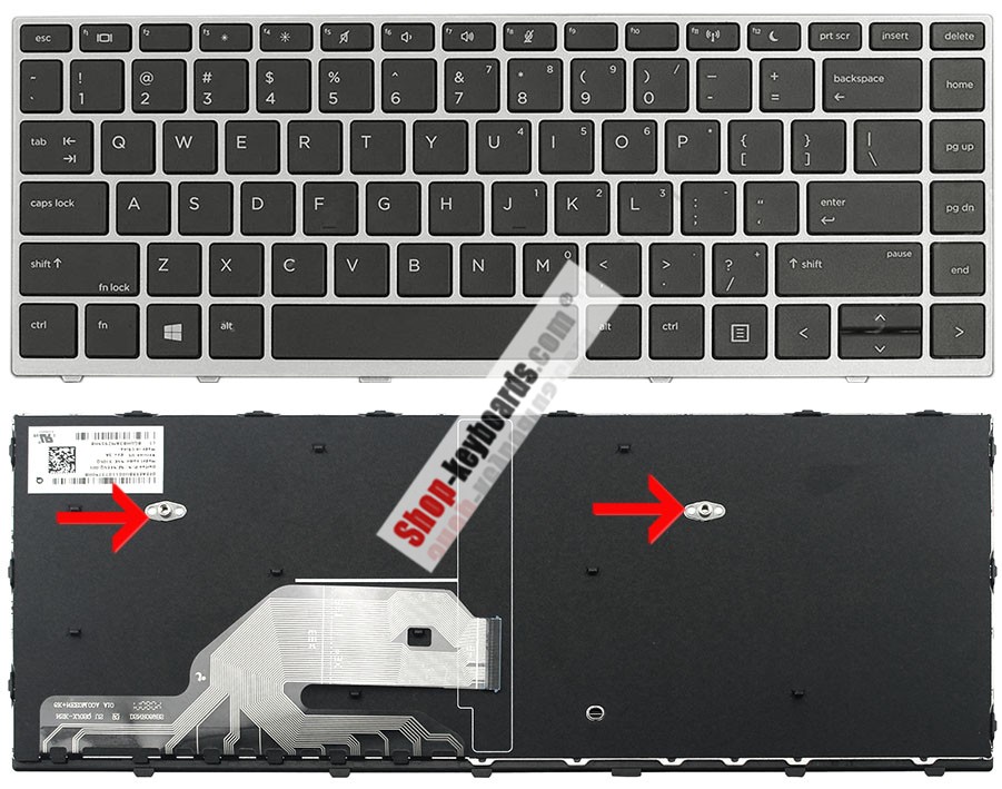 HP L00735-041  Keyboard replacement