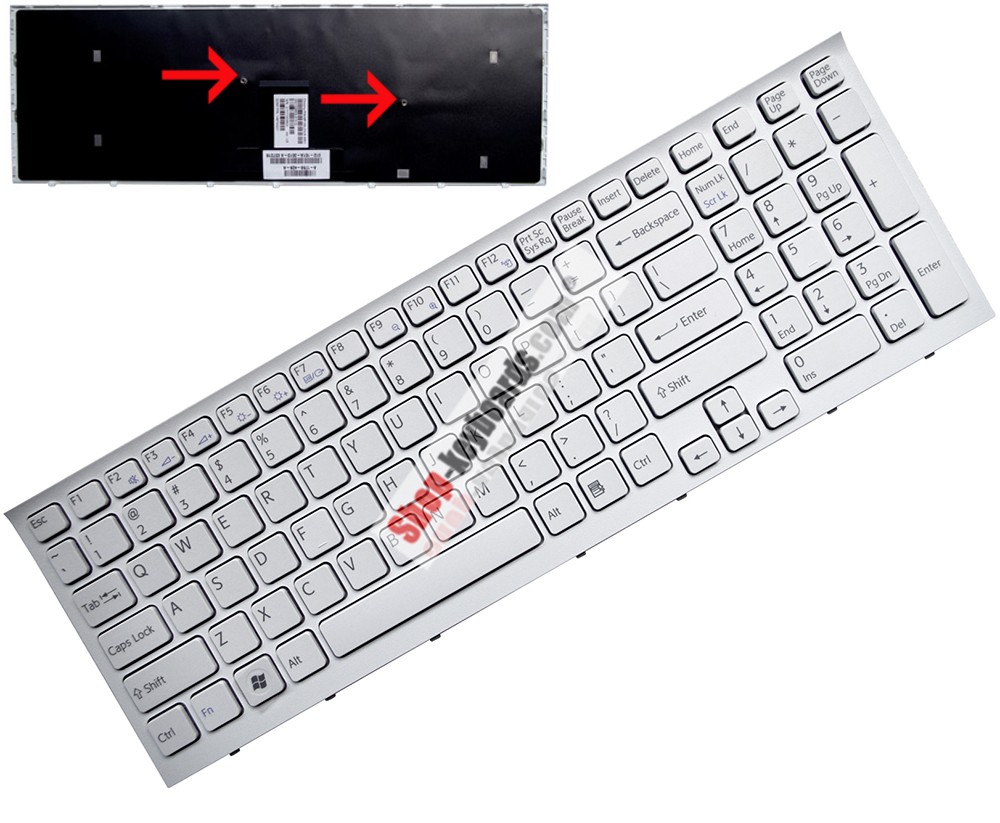 Sony 550102M24-203-G Keyboard replacement