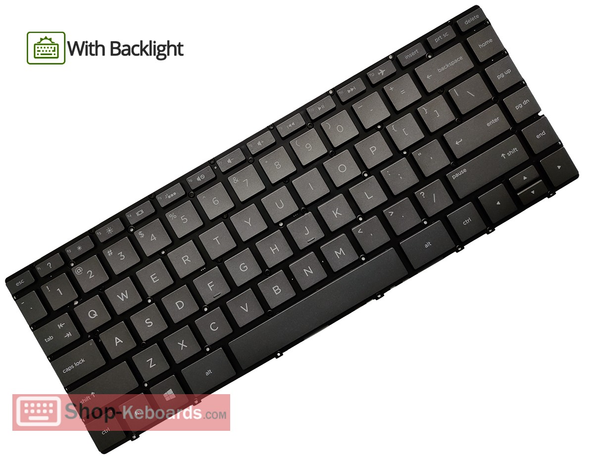 HP SPECTRE X360 15-BL001UR Keyboard replacement