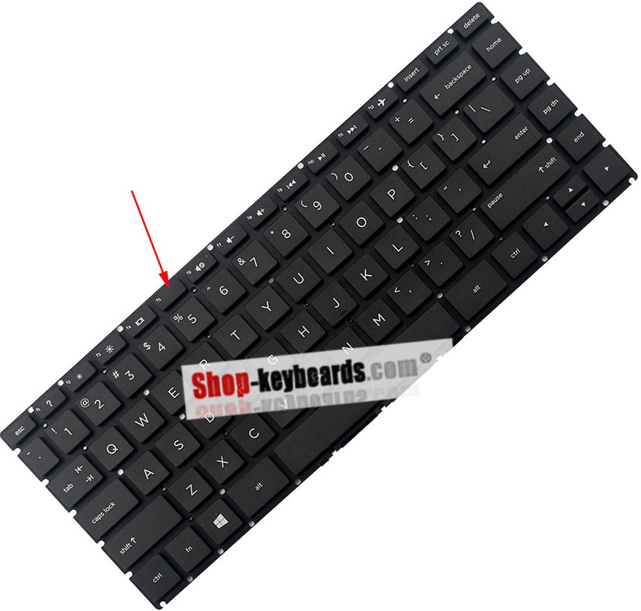 HP 933314-BG1 Keyboard replacement