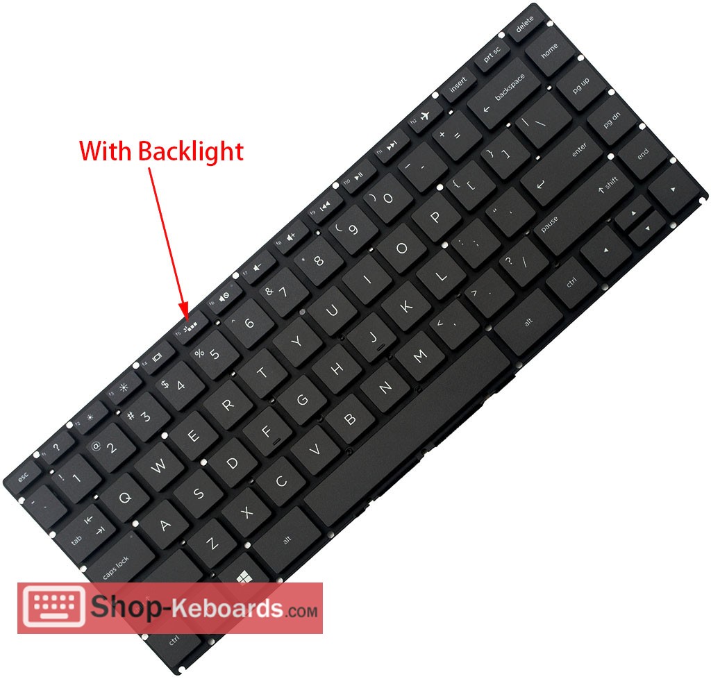 HP 14S-DK0150AU  Keyboard replacement