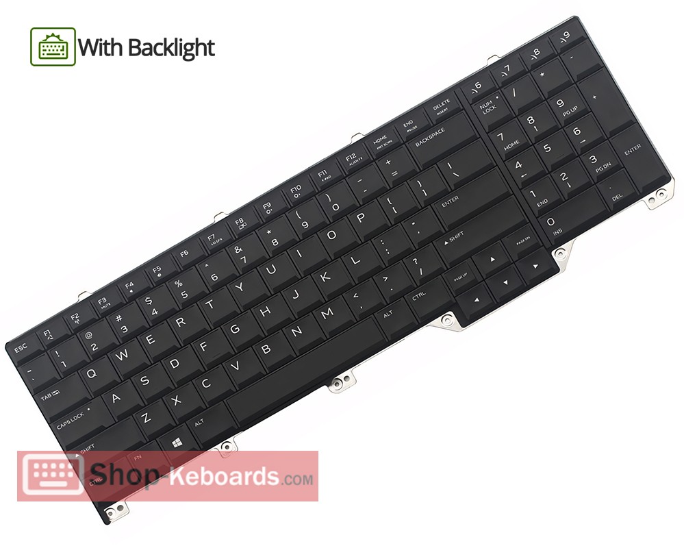 Dell Alienware 17 R4 Keyboard replacement