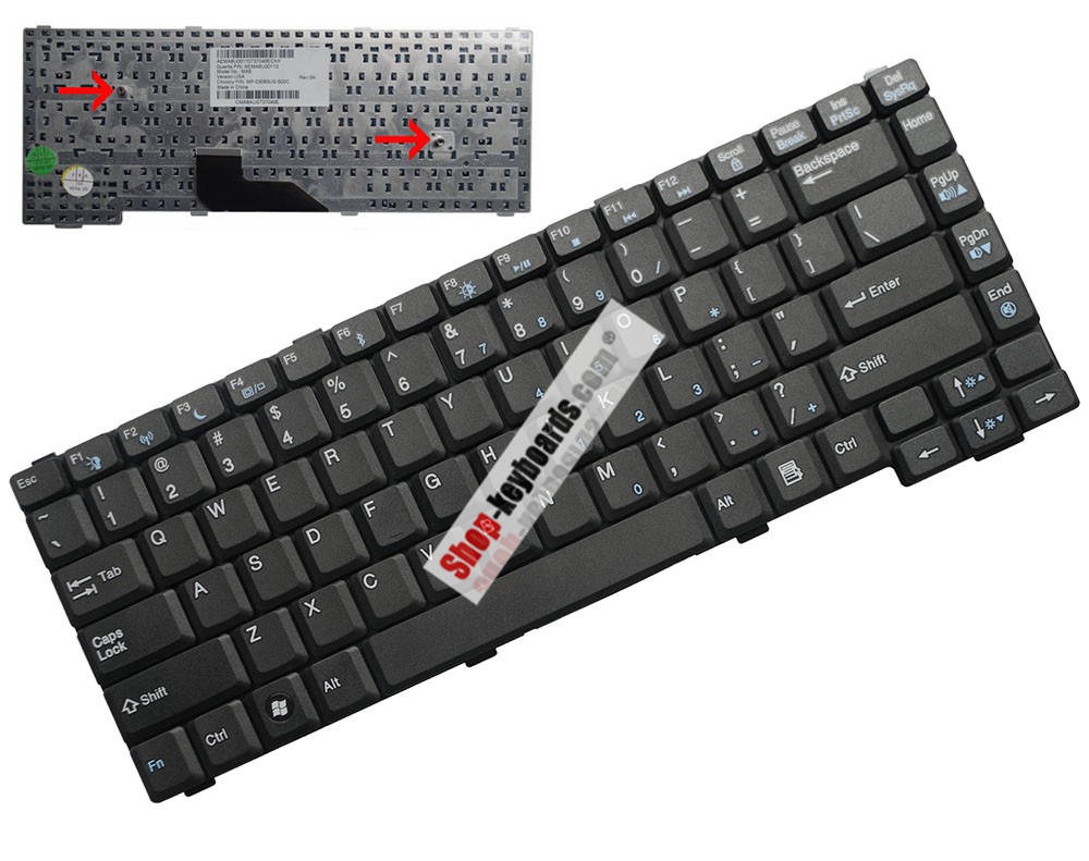 Gateway MT6708 Keyboard replacement