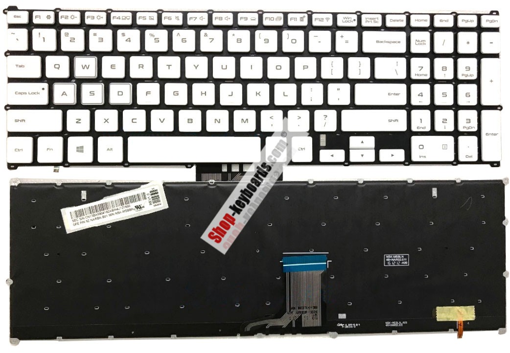 Samsung NP800G5M-X01US Keyboard replacement