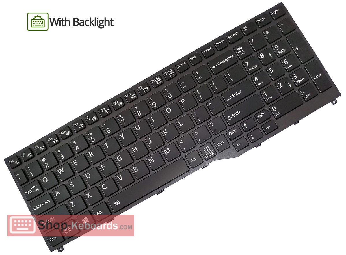Fujitsu LifeBook E458 Keyboard replacement