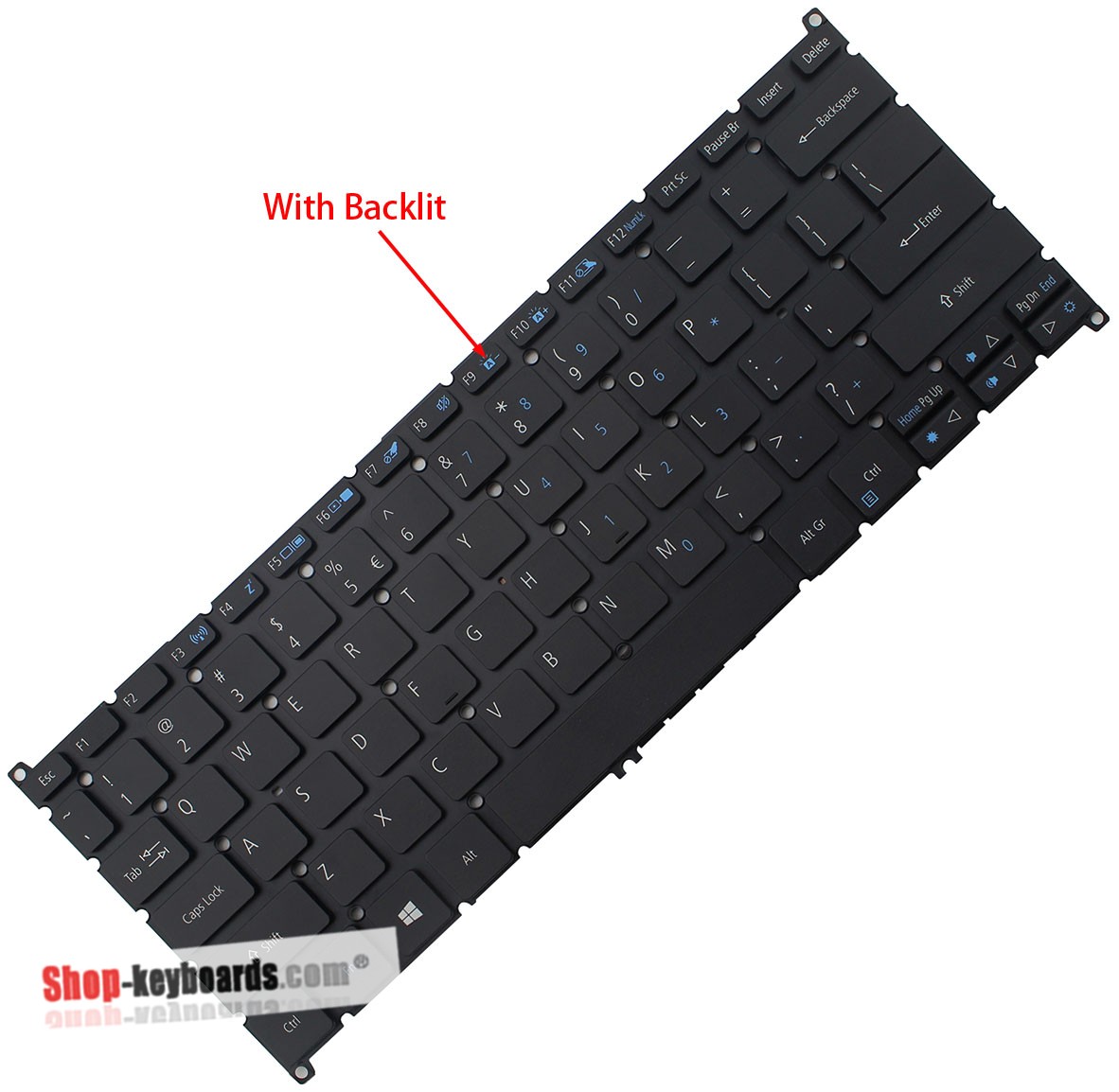 Acer 0KN0-F51FR11 Keyboard replacement