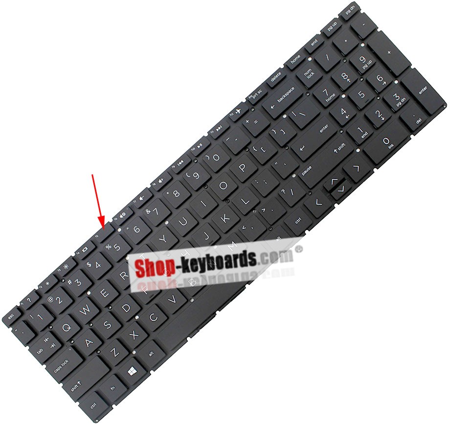 HP PAVILION X360 15-DQ0008NC  Keyboard replacement