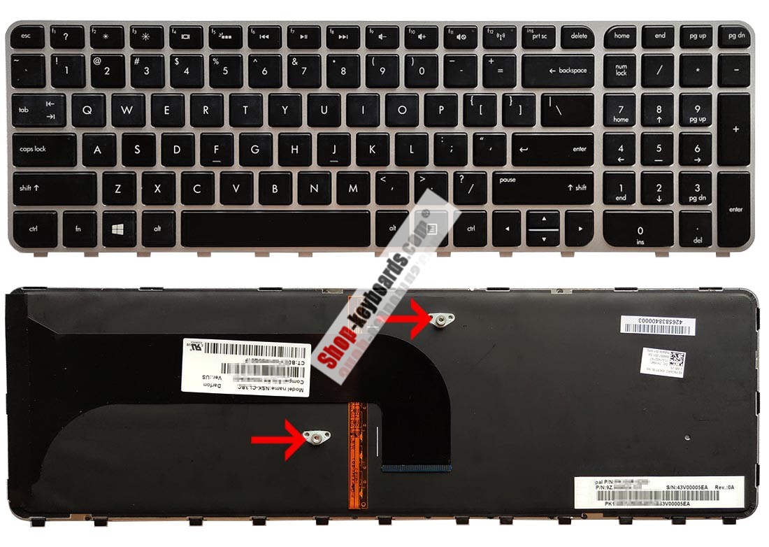 HP PAVILION M6-1062ER  Keyboard replacement