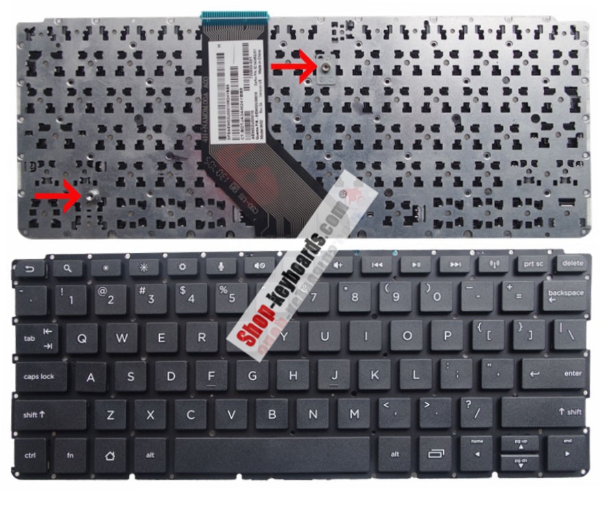 HP 728160-DB1 Keyboard replacement