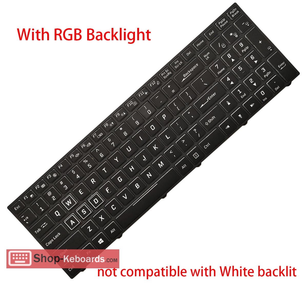 Clevo N870HC Keyboard replacement