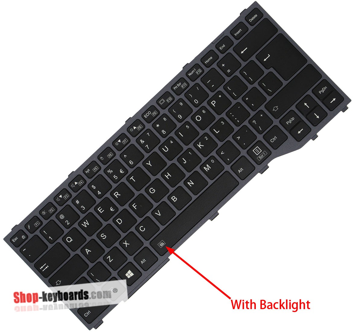 Fujitsu LifeBook UH9 Keyboard replacement