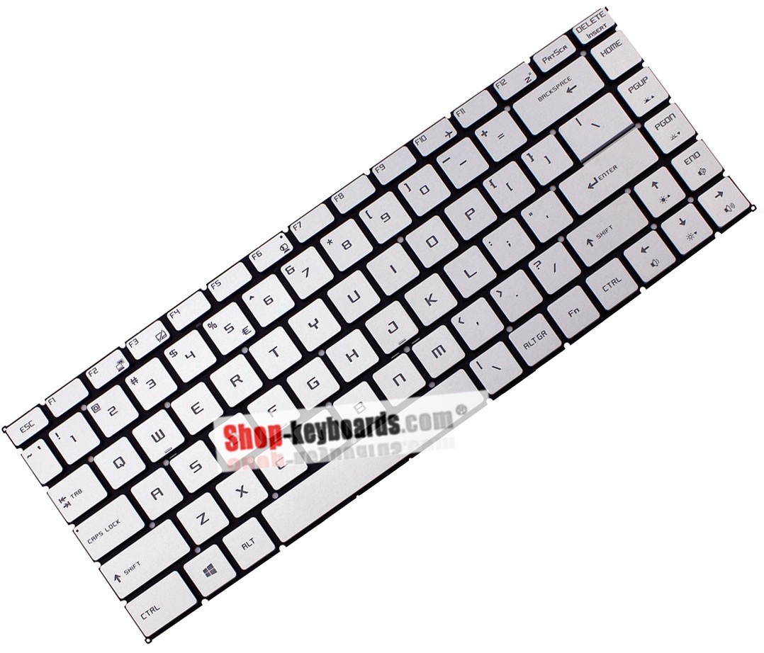 MSI PS63 8RC-094RU MODERN  Keyboard replacement