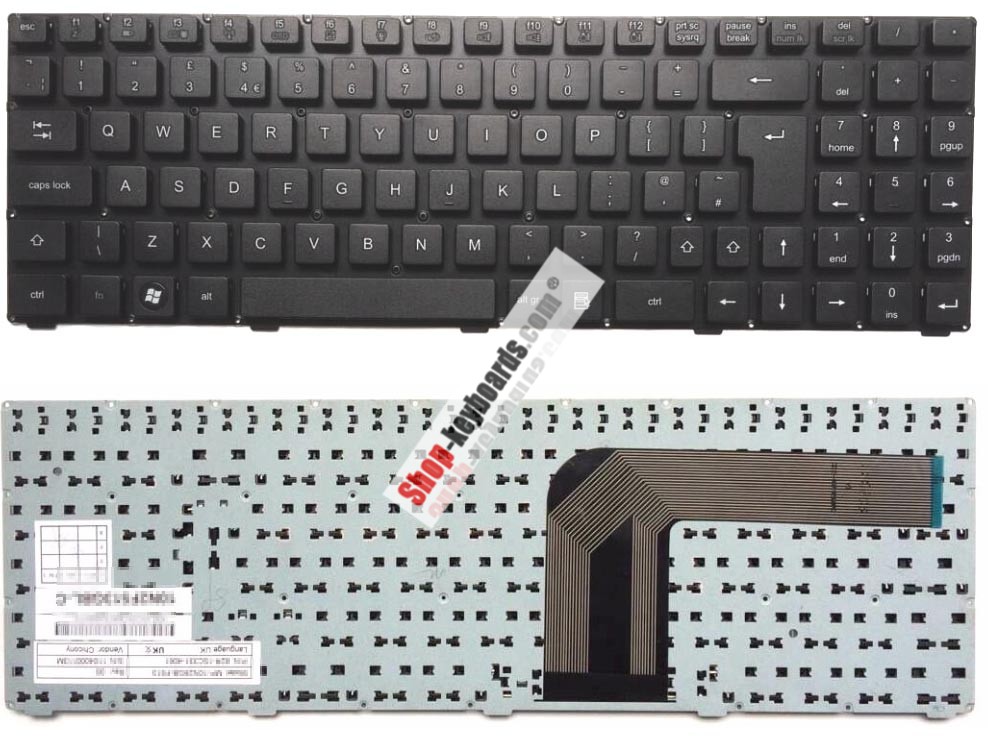 Advent MP-10N28E0-F513 Keyboard replacement