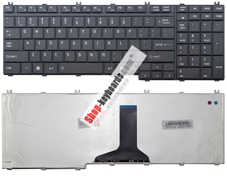 Toshiba G83C0009W2SP  Keyboard replacement