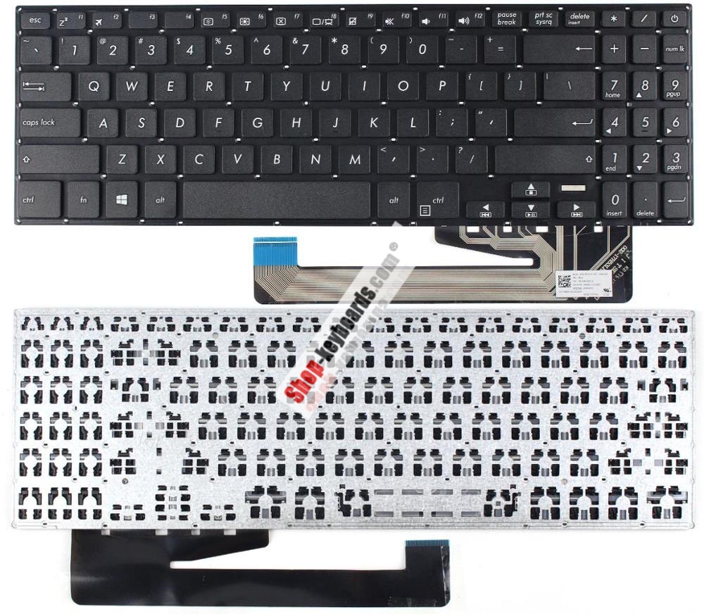 Asus 0KNB0-5102ND00 Keyboard replacement