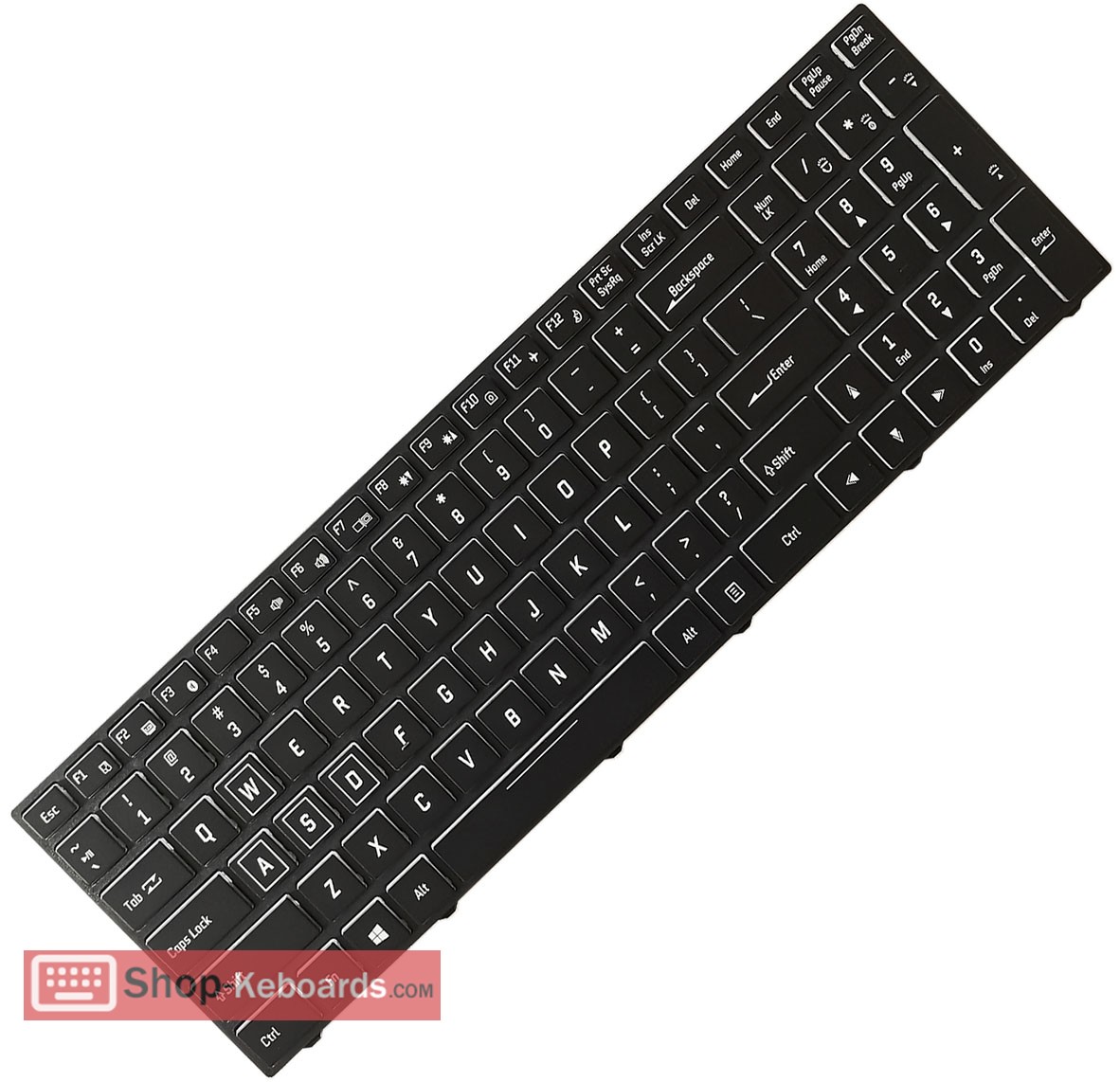 Clevo 6-80-PA7E0-012-1 Keyboard replacement