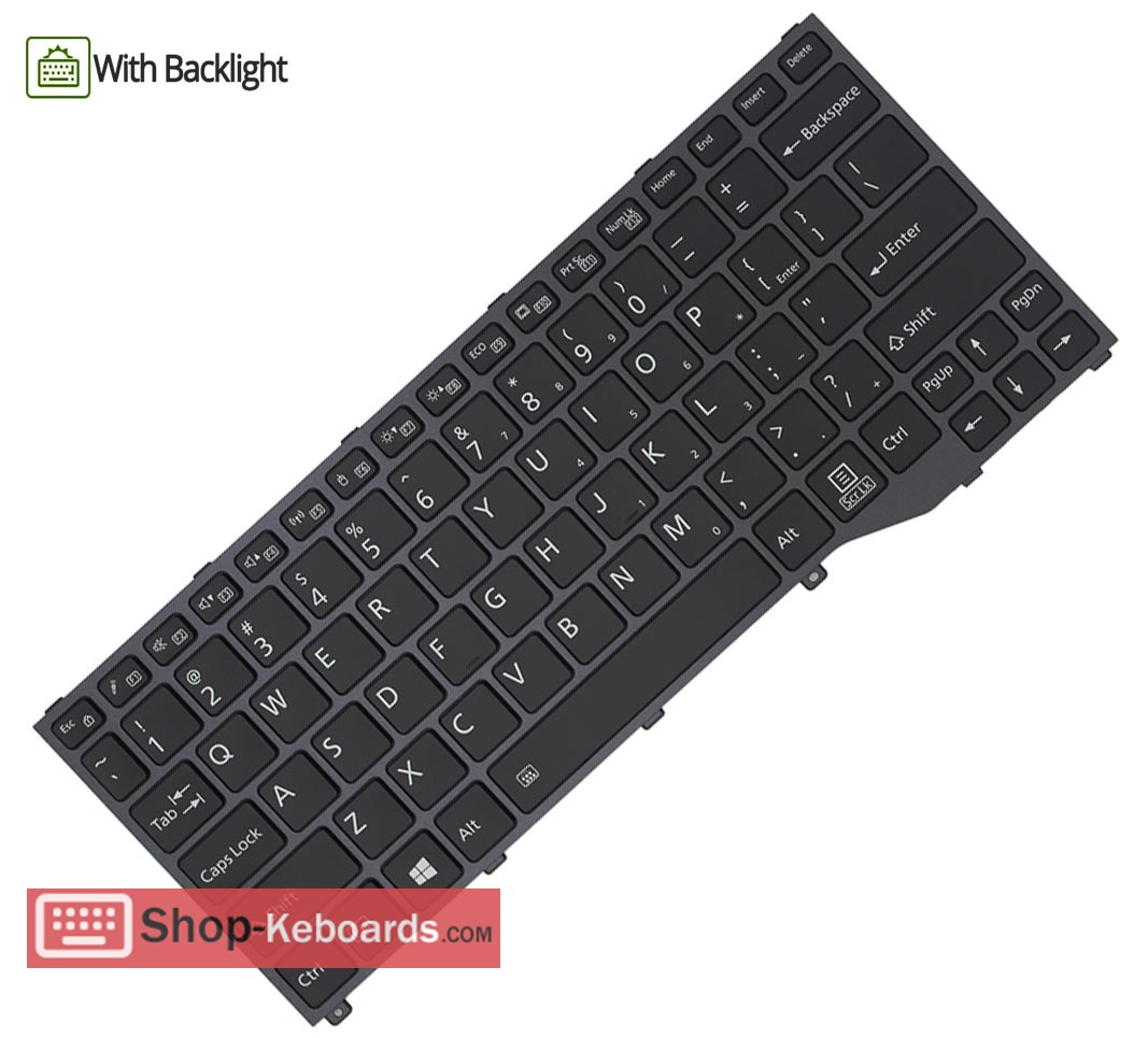 Fujitsu LIFEBOOK U729  Keyboard replacement