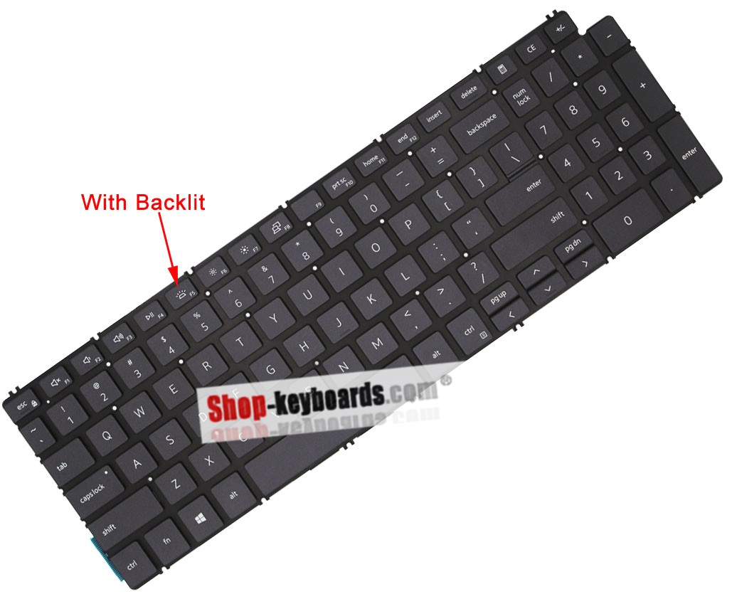 Dell INSPIRON 5593 Keyboard replacement