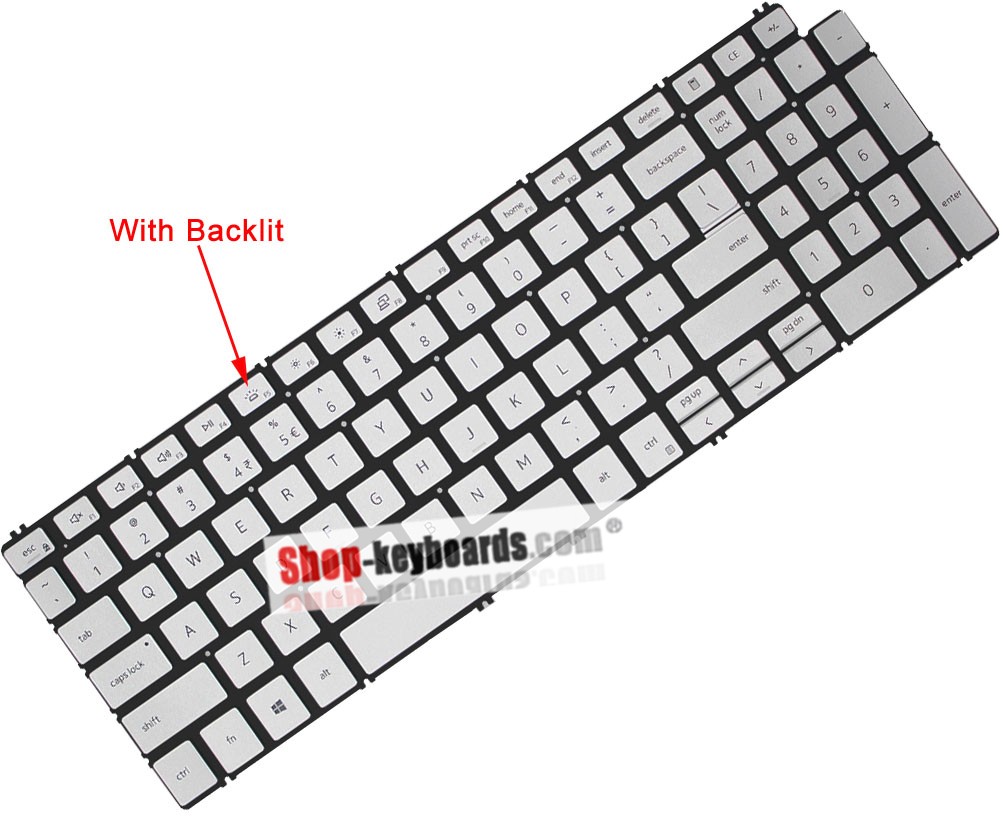 Dell INSPIRON P90F Keyboard replacement