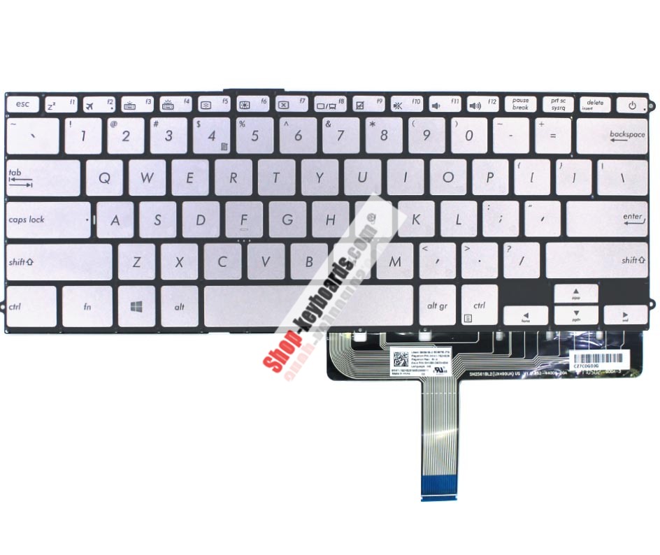 Asus UX3490UA Keyboard replacement