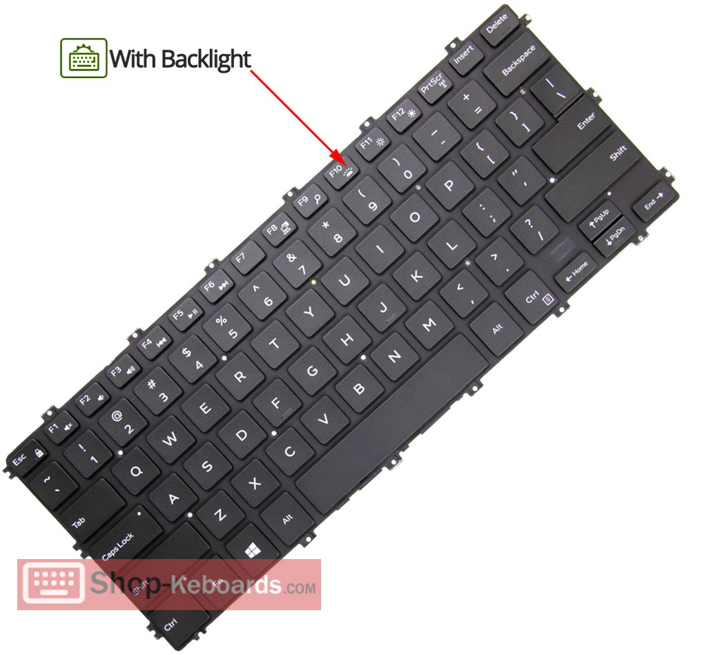 Dell INSPIRON 14-5481 Keyboard replacement