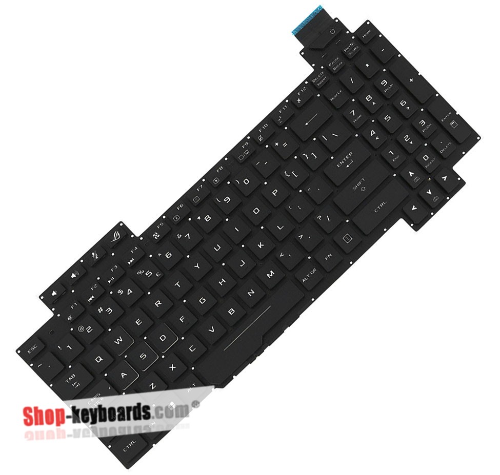 Asus gl503ge-en117t-EN117T  Keyboard replacement