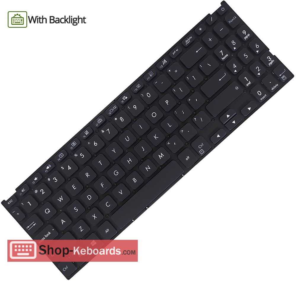 Asus VIVOBOOK D515DA Keyboard replacement
