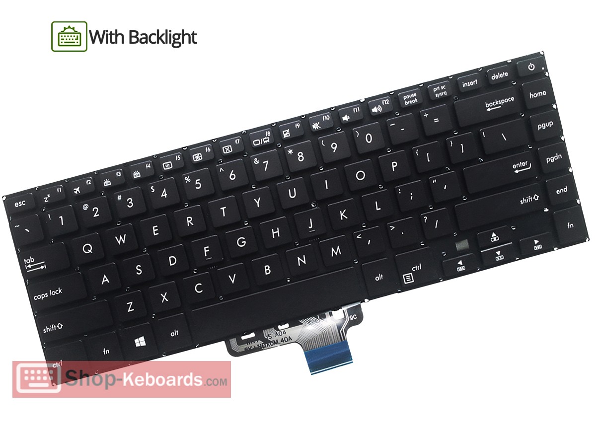 Asus S510UN-0171A8550U  Keyboard replacement