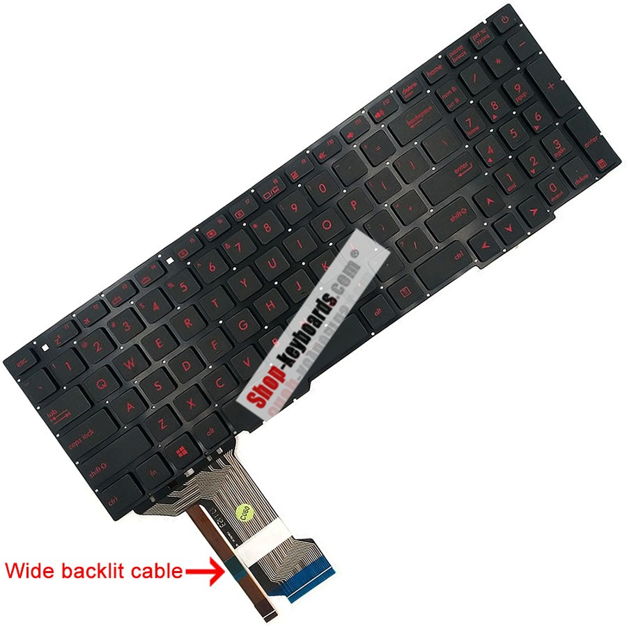 Asus G553VD Keyboard replacement