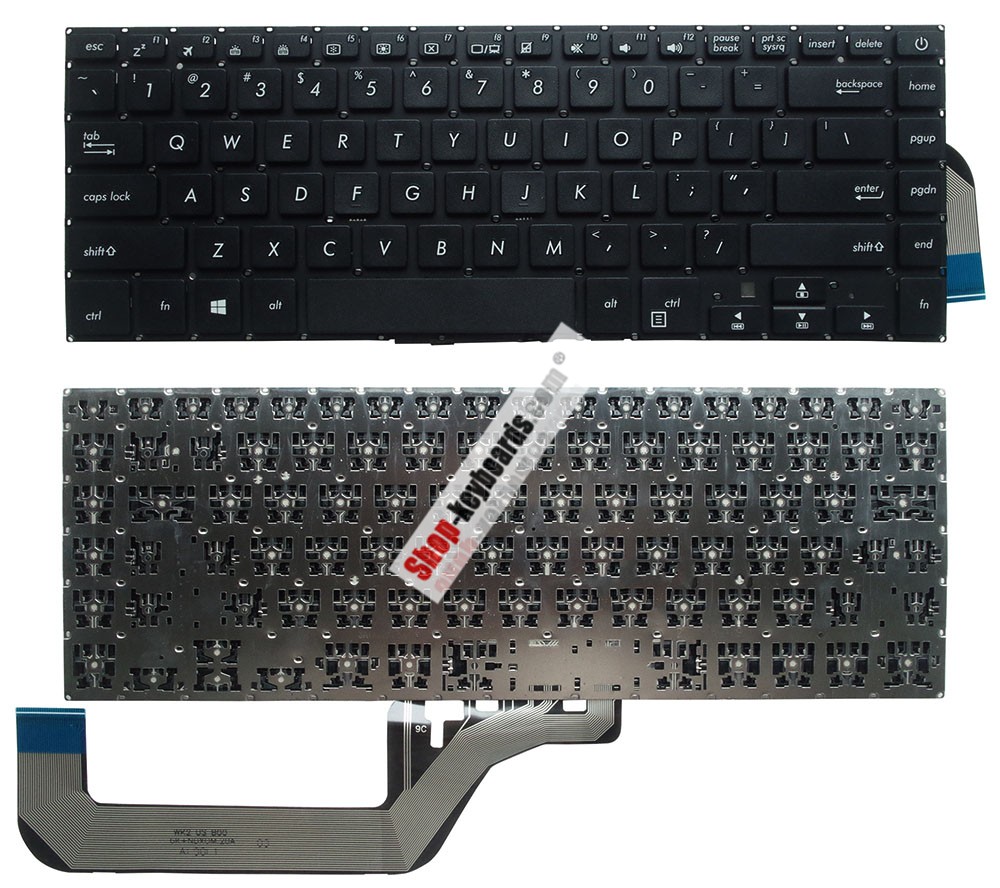 Asus 0KNB0-4129GE00 Keyboard replacement
