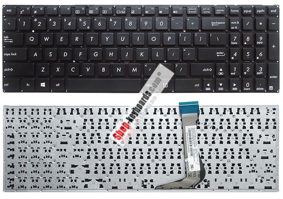 Asus 9Z.N9DSU.50S Keyboard replacement